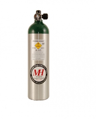 Mountain High AL-415 Aluminium oxygen bottle