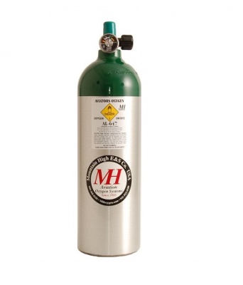 Mountain High AL-647 Aluminium oxygen bottle