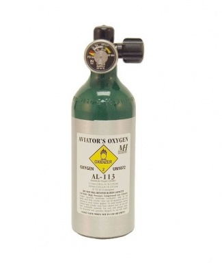 Mountain High AL-113 Aluminium oxygen bottle