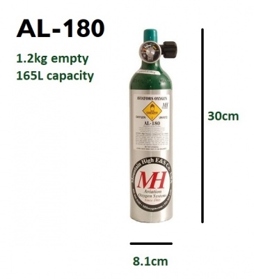 165L Aluminium bottle (AL-180)