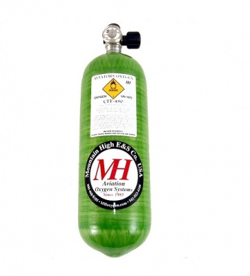 Mountain High CFF-480 Carbon Fibre Oxygen Bottle