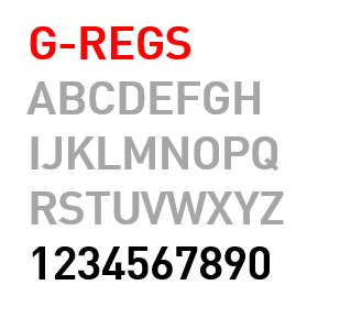 G-reg Vinyl Set -  1x Underwing, 2x Fuselage