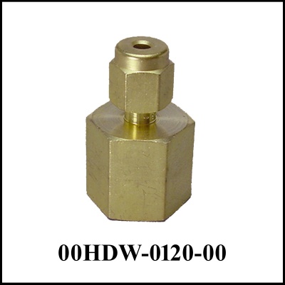 Tube Fitting 1/8 NPT-F To 1/8 Compression Brass