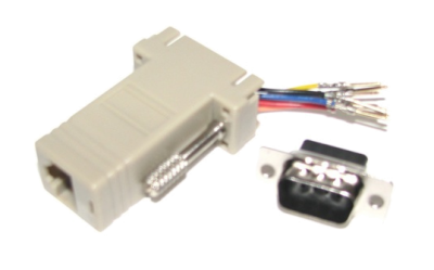 RJ45 DB9 Adapter Male