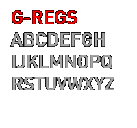 G-reg Set -  1x Underwing, 2x Fuselage