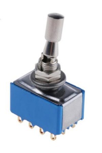 Latching Toggle Switch 4PDT 5A On-On